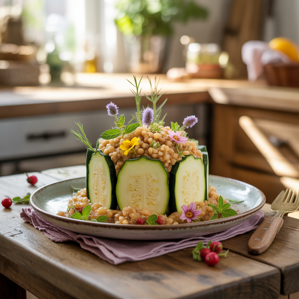 ZUCCHINI DINKEL PFANNE