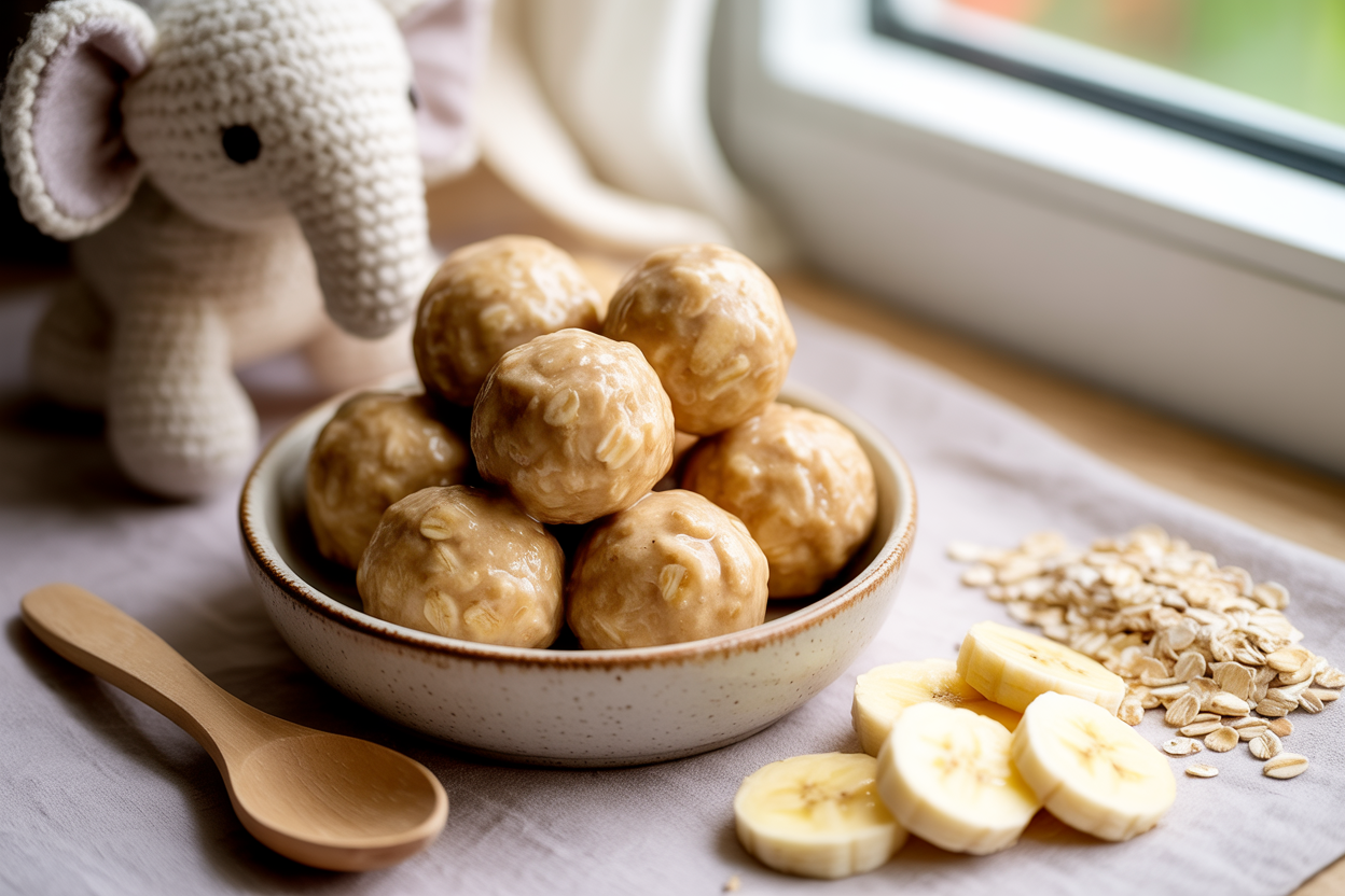 BANANENKUGELN MIT HAFER