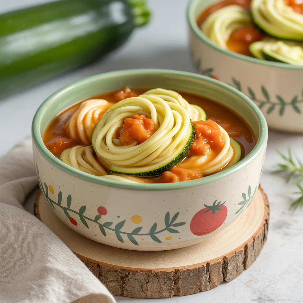 NUDELN MIT ZUCCHINI TOMATEN SOẞE