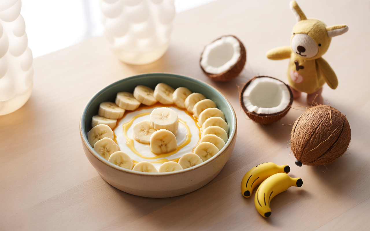 BANANE KOKOS CREME