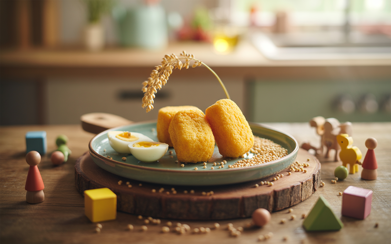 HIRSE KÄSE KROKETTEN