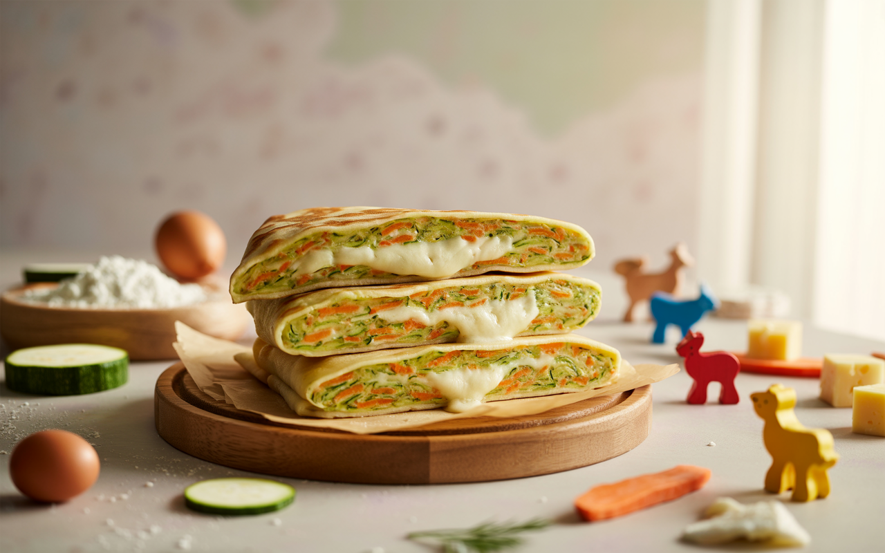 GEMÜSE CRÊPES MIT KÄSE