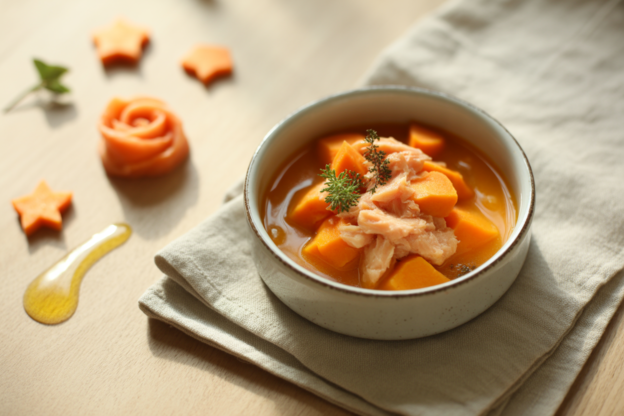 SÜSSKARTOFFEL MIT LACHS